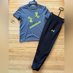 Under Armour boys size 6 matching set new